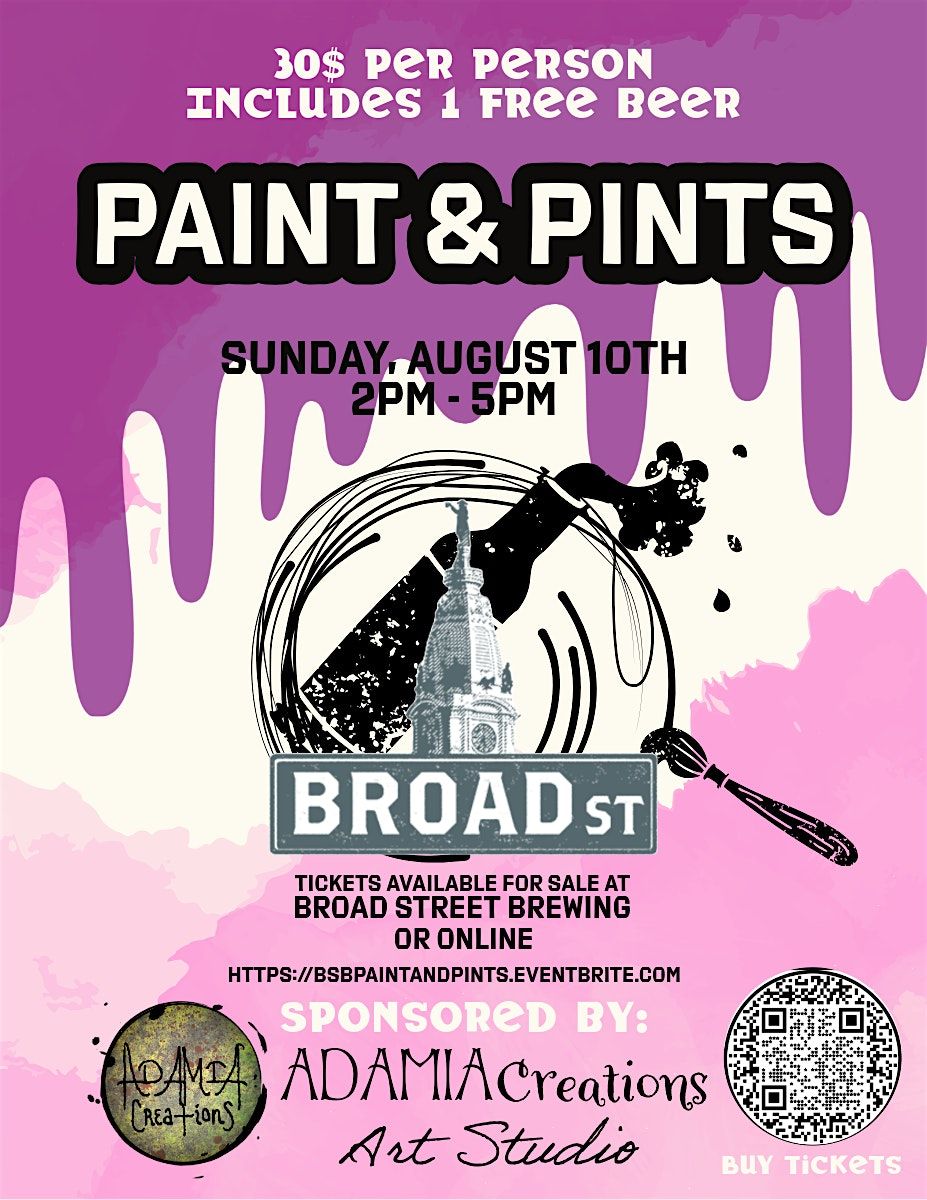Paint and Pints, 10 August | Event in Bristol | AllEvents