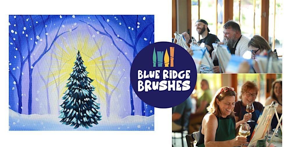 Paint + Sip: "Evergreen Glow" at Orchard Creek, 19 December | Event in Waynesboro | AllEvents