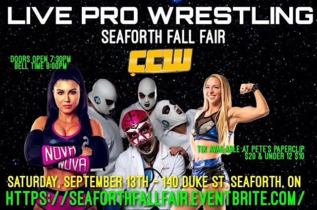 Classic Championship Wrestling at Seaforth Fair, 13 September | Event in Seaforth | AllEvents