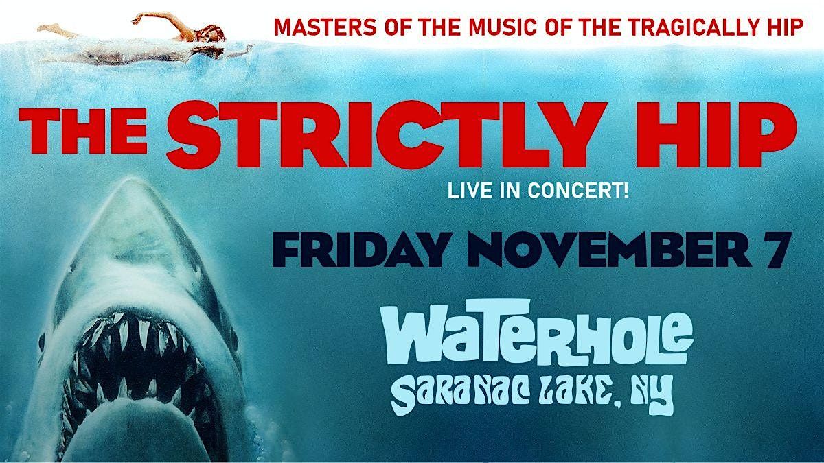 The Strictly Hip: Masters of the Music of The Tragically Hip at Waterhole, 7 November | Event in Saranac Lake