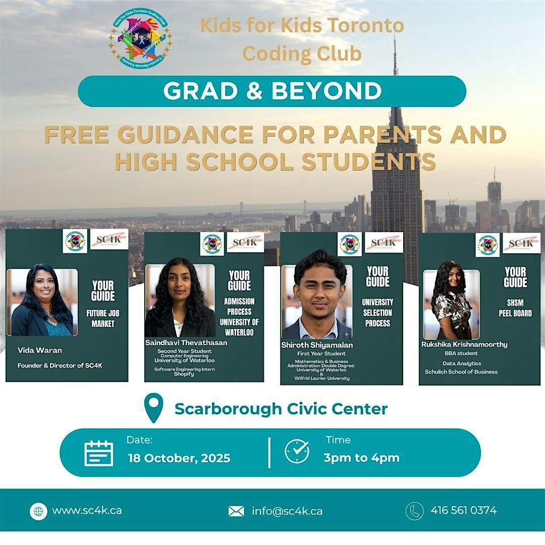 Grad & Beyond - STEM Fair, 18 October | Event in Toronto | AllEvents