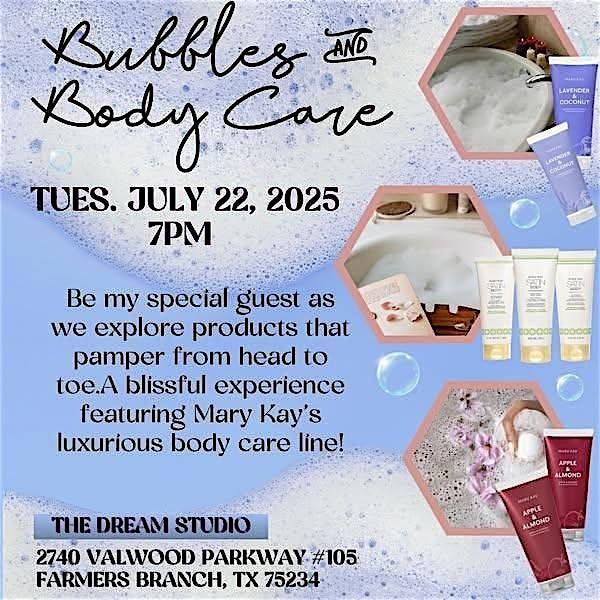 Body care & Bubbles | Event in Farmers Branch | AllEvents