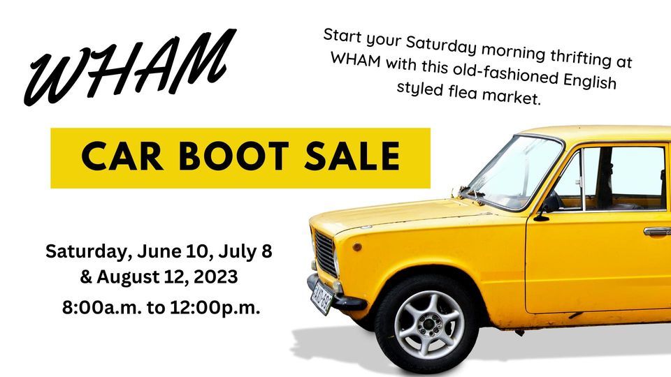 WHAM Car Boot Sale, Waterford Heritage & Agricultural Museum, 10 June 2023 AllEvents.in