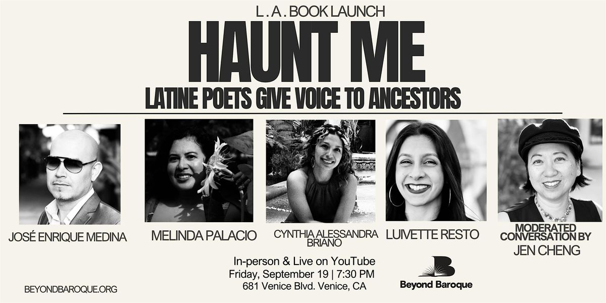 HAUNT ME: Latine Poets Give Voice to Ancestors, 19 September | Event in Los Angeles | AllEvents