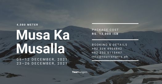 Musa Ka Musalla (4080m) | Expedition | Siran Valley, TourRanger ...