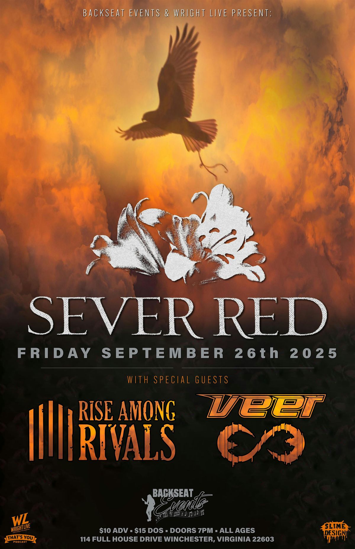 Wright Live presents: Sever Red, Rise Among Rivals, VEER, 26 September | Event in Winchester | AllEvents