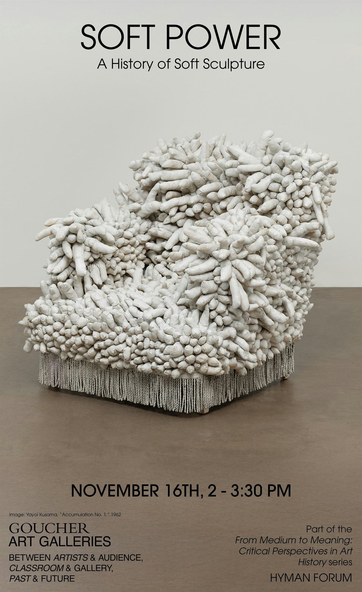 Soft Power: A History of Soft Sculpture, 16 November | Event in Towson | AllEvents