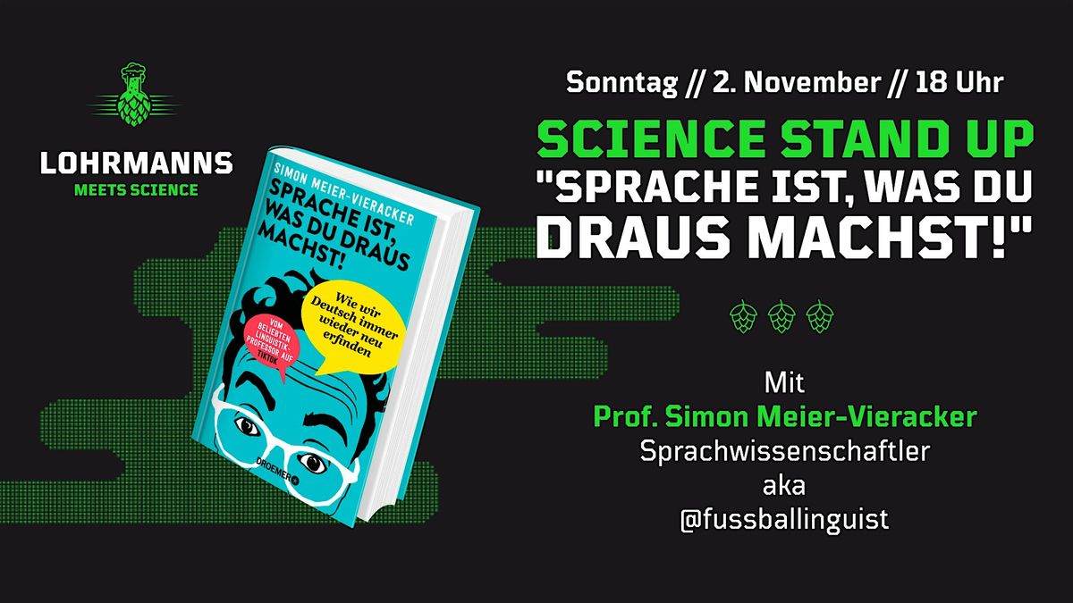 Lohrmanns meets Science: Sprache ist was du draus machst!, 2 November | Event in Dresden | AllEvents