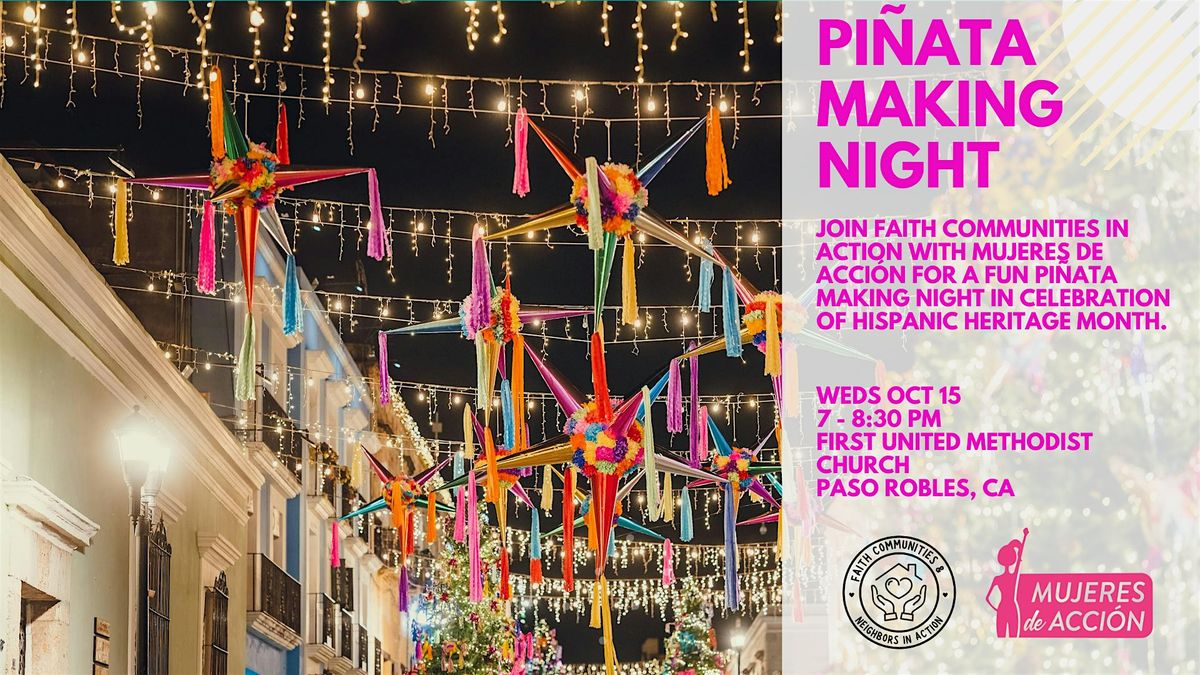 Piñata Making Night, 15 October | Event in Paso Robles | AllEvents