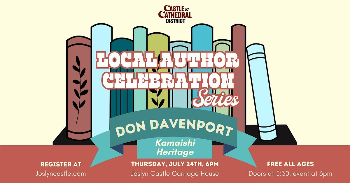 Local Author Series: Don Davenport, 24 July | Event in Omaha | AllEvents
