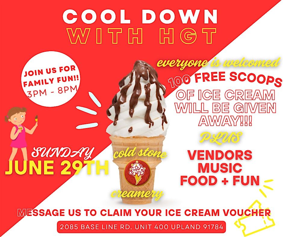 COOL DOWN WITH HGT, 28 July | Event in Upland | AllEvents