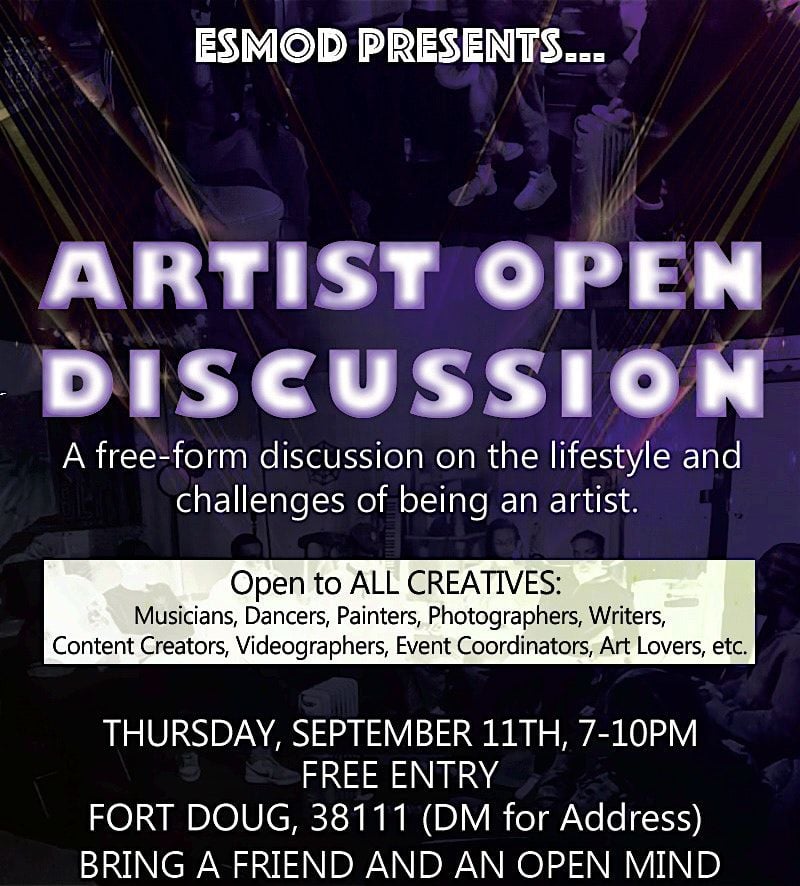 Artist Open Discussion #6 with EsMod, 11 September | Event in Memphis | AllEvents