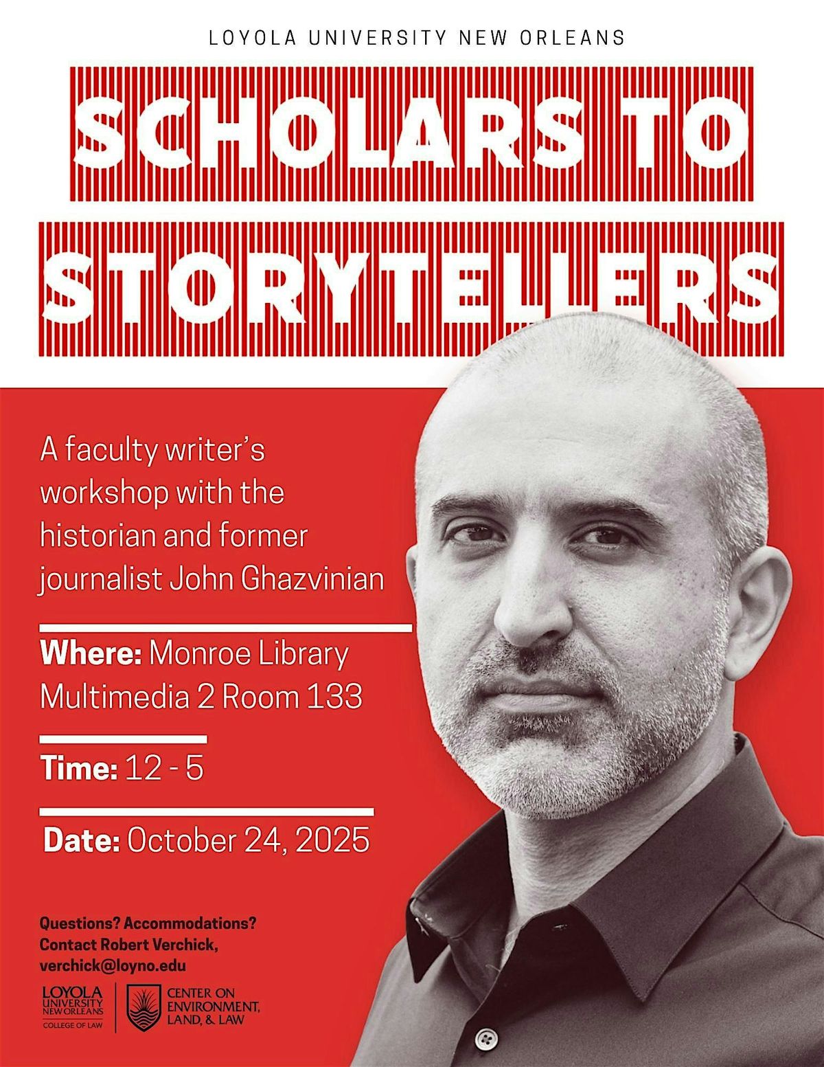 Scholars to Storytellers Workshop, 24 October | Event in New Orleans | AllEvents