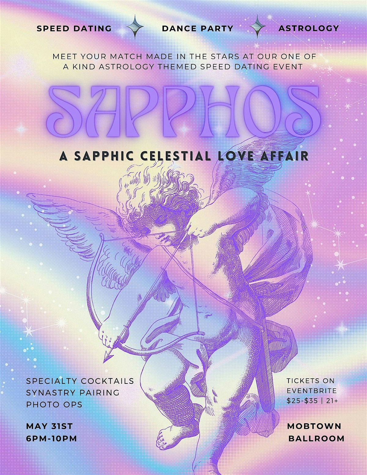 SAPPHOS | A Sapphic Celestial Affair, 31 May | Event in Baltimore | AllEvents