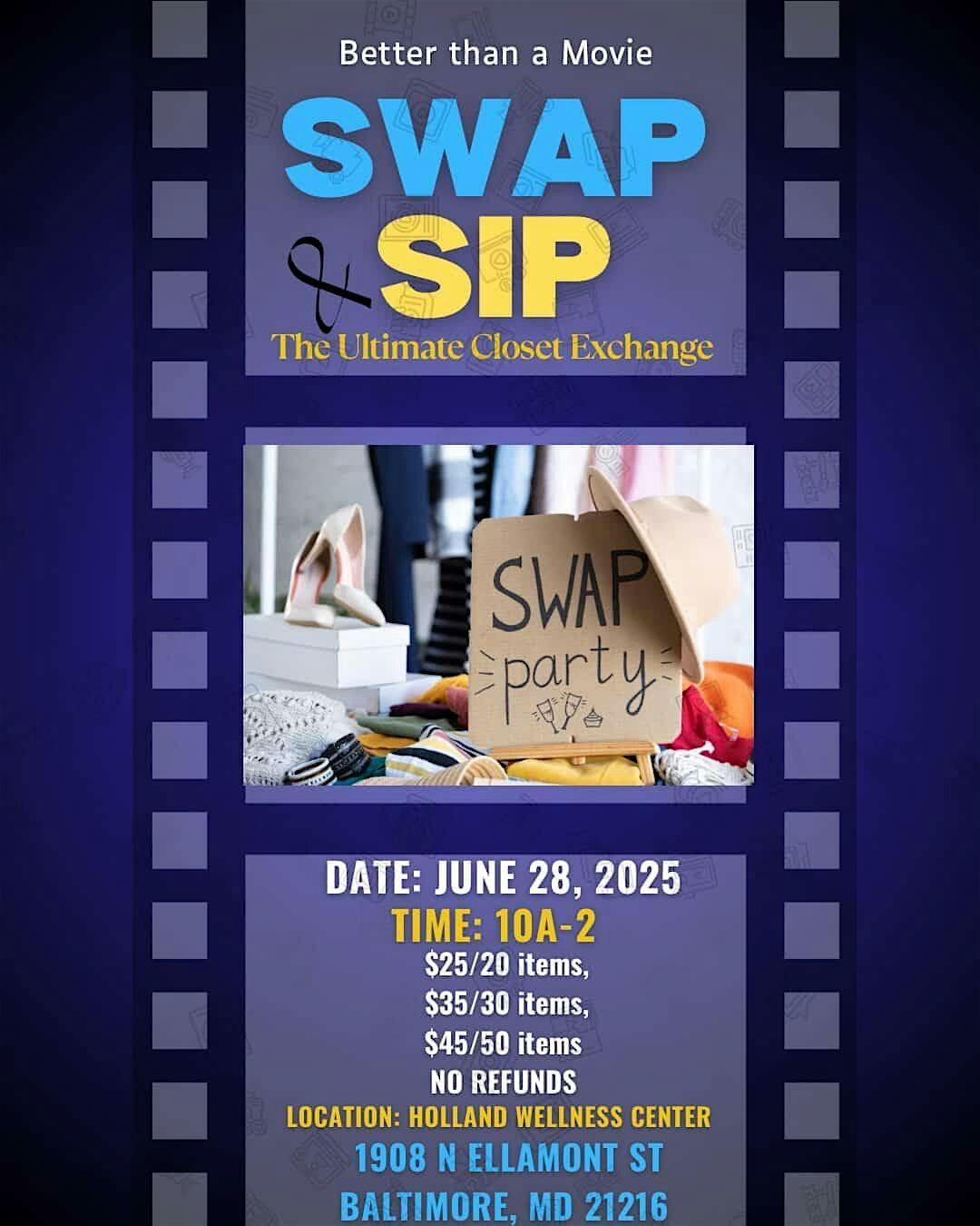 The Ultimate Closet Exchange Swap & Sip, 28 June | Event in Baltimore | AllEvents