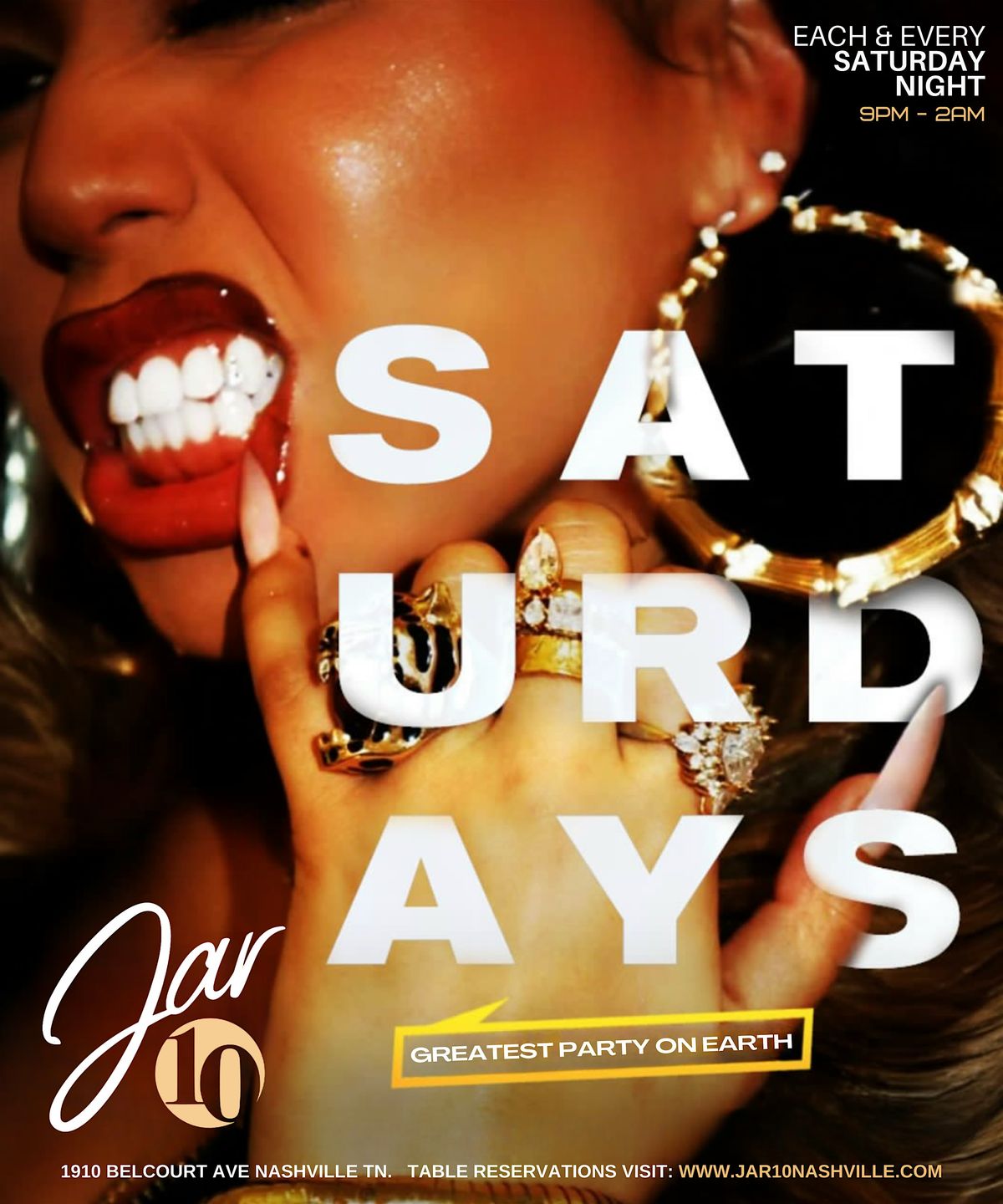 Saturdays At Jar 10: The Greatest Party On Earth | Event in Nashville | AllEvents