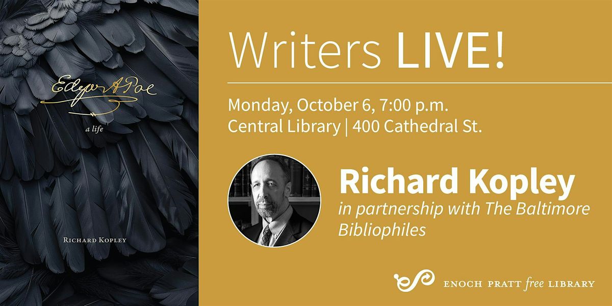 Richard Kopley: "Edgar Allan Poe", 6 October | Event in Baltimore | AllEvents