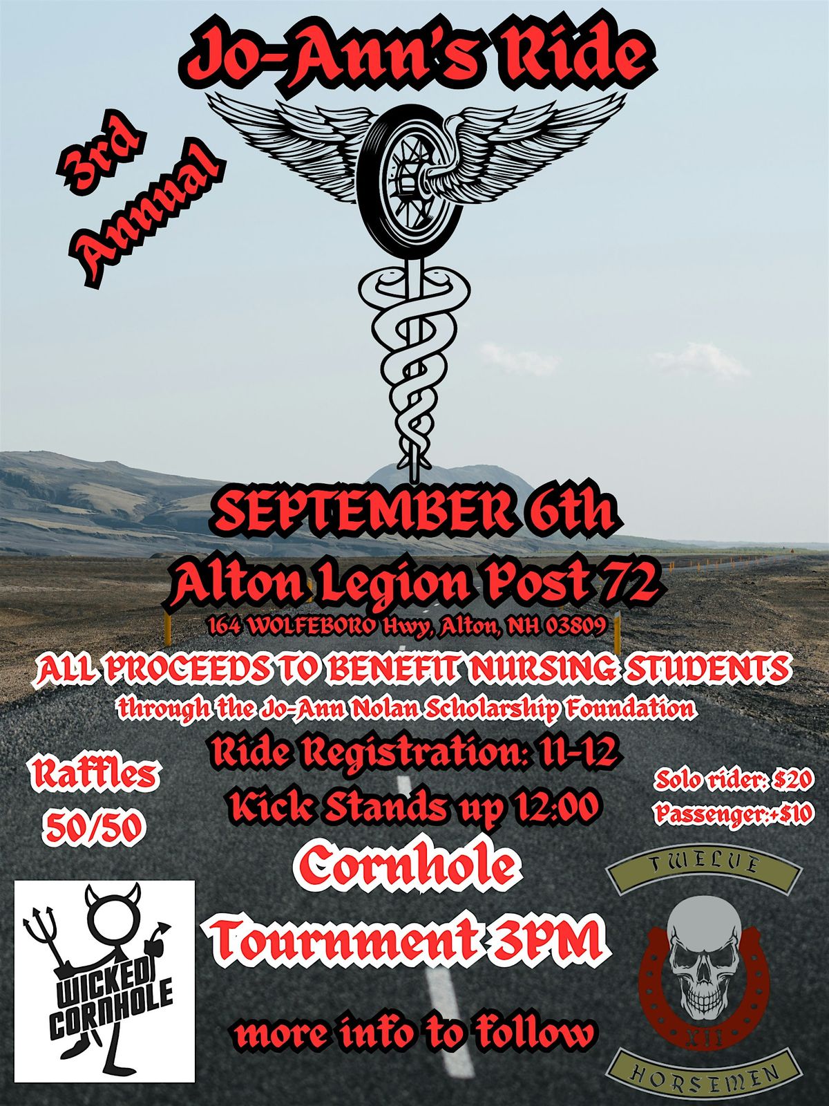 JO-ANN NOLAN SCHOLARSHIP FOUNDATION CORNHOLE TOURNAMENT, 6 September | Event in Alton | AllEvents