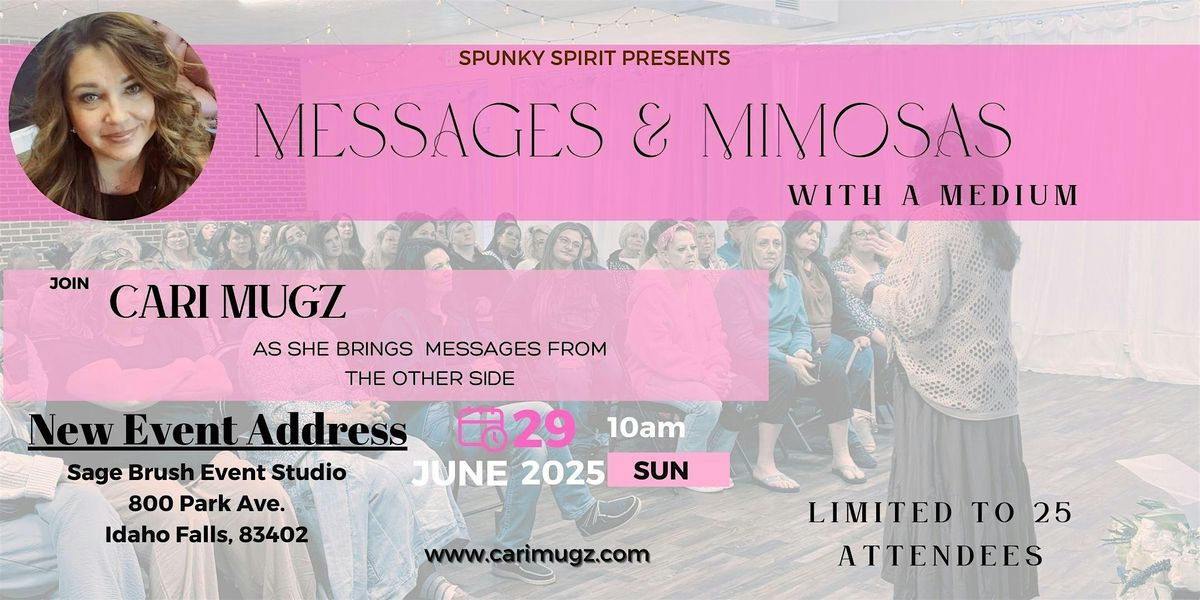 Messages & Mimosas with a Medium, 29 June | Event in Idaho Falls | AllEvents