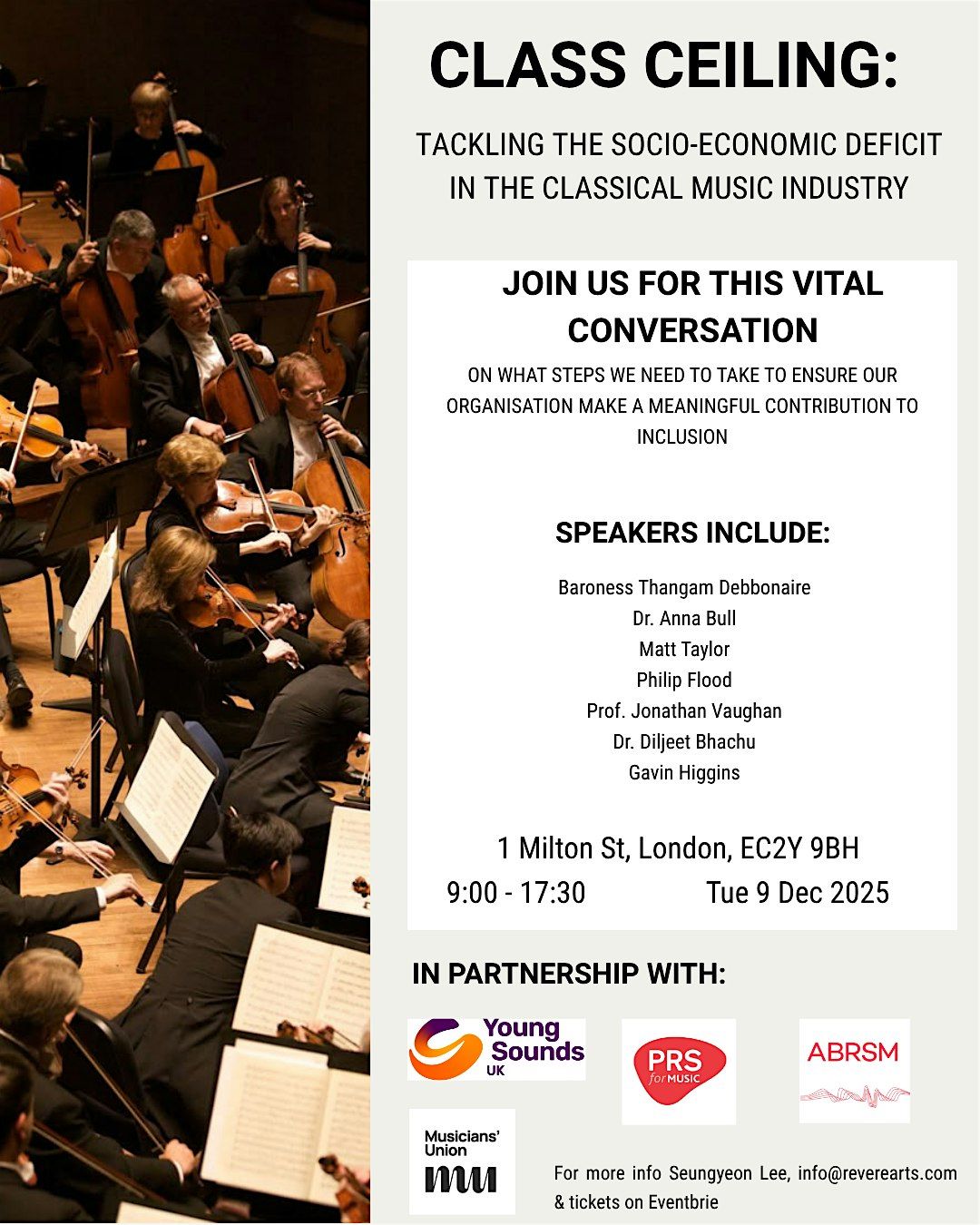 Class Ceiling: Classical Music Conference, 9 December | Event in London | AllEvents