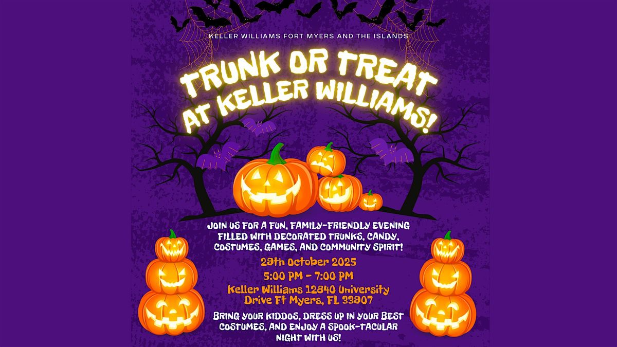 Trunk  or Treat at Keller Williams, 29 October | Event in Fort Myers | AllEvents