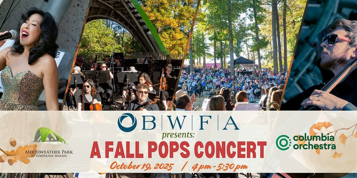Fall Pops Concert with Columbia Orchestra, 19 October | Event in Columbia | AllEvents