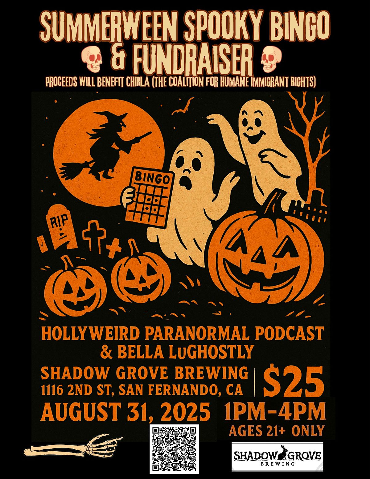 Summerween Spooky Bingo & Fundraiser, 31 August | Event in San Fernando | AllEvents