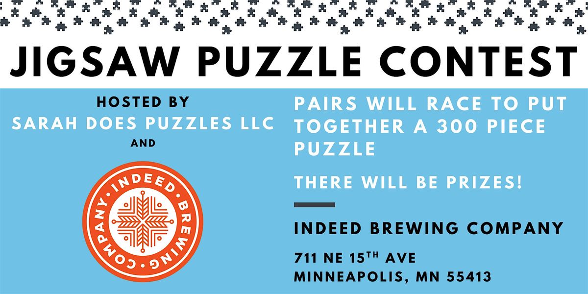 Pairs Jigsaw Puzzle Contest at Indeed Brewing - August 2025, 7 August | Event in Minneapolis | AllEvents
