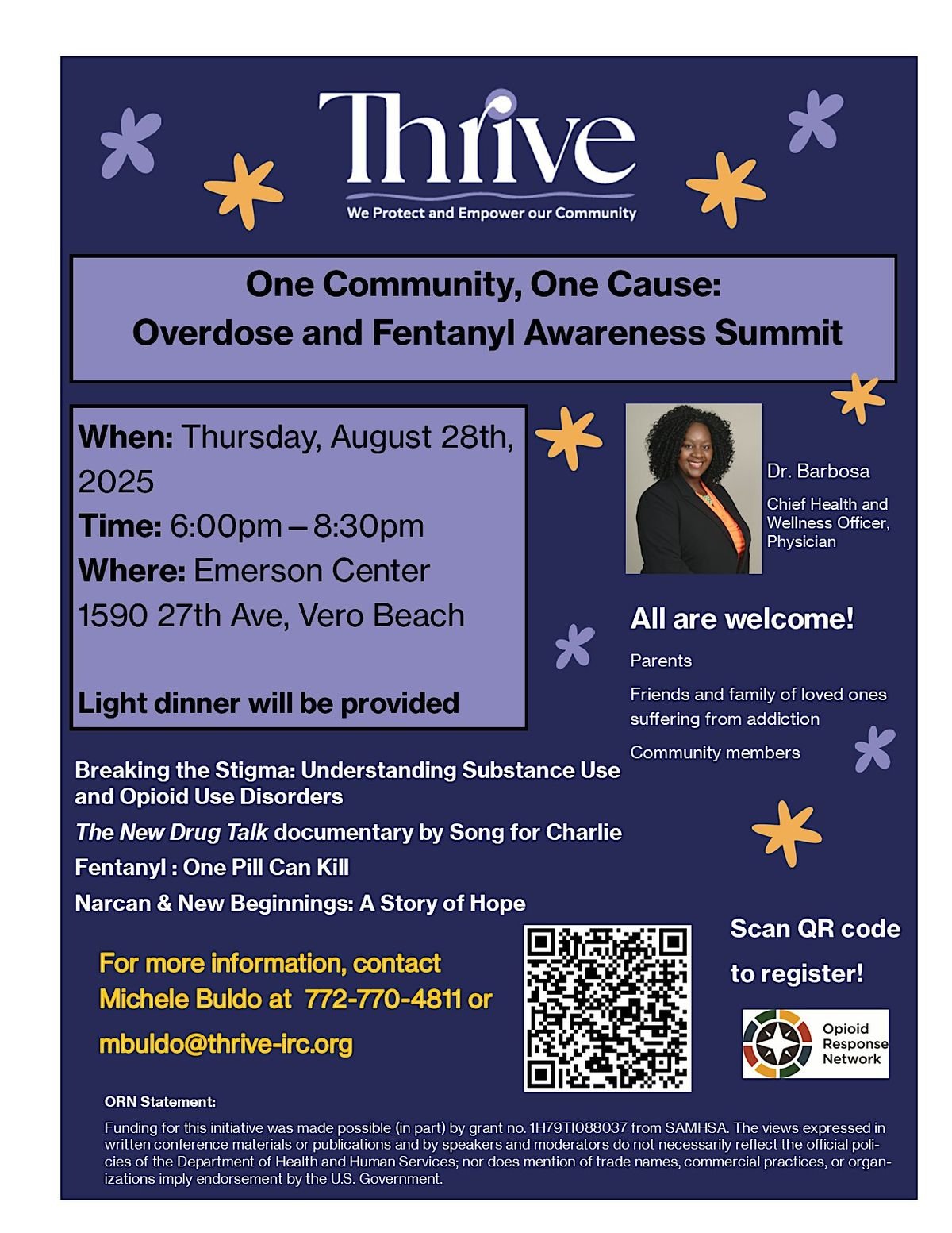 One Community, One Cause: Overdose and Fentanyl Awareness Summit, 28 August | Event in Vero Beach | AllEvents
