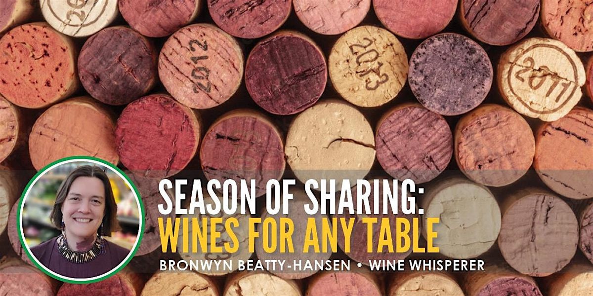 Season of Sharing: Wines for any Table, 6 November | Event in Ames | AllEvents