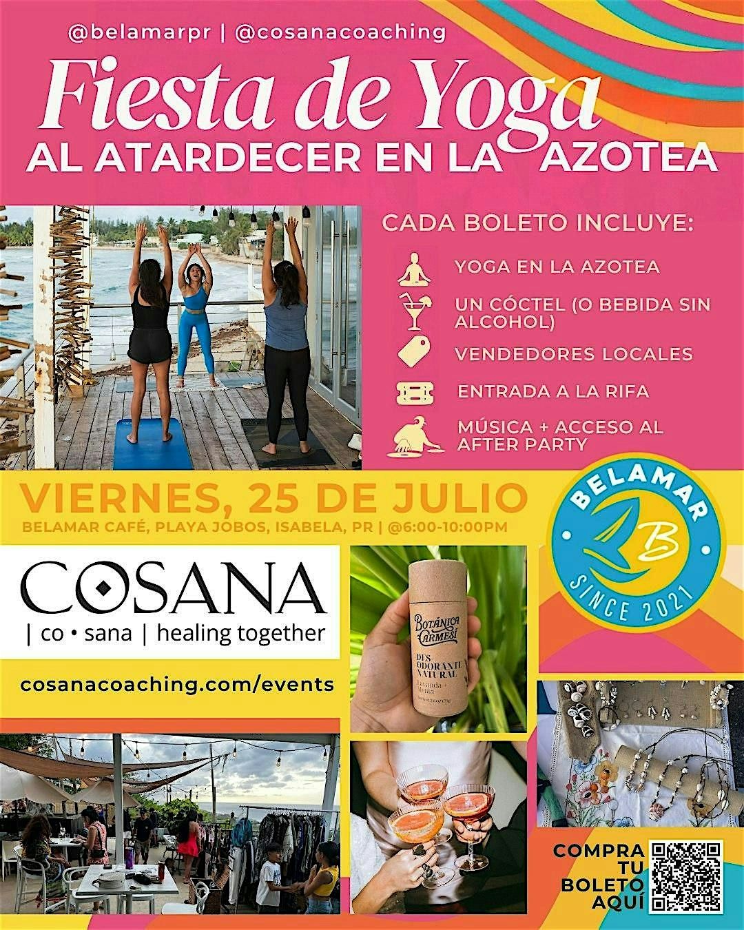 Sunset Rooftop Yoga Party, 25 July | Event in Isabela | AllEvents