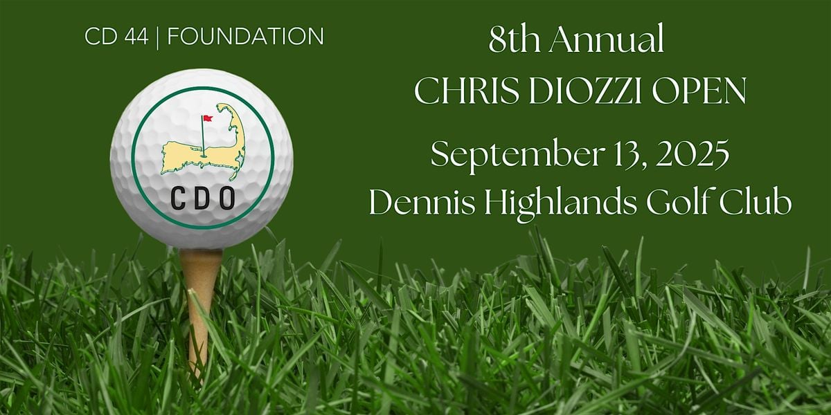 8th ANNUAL CHRIS DIOZZI OPEN | 2025, 13 September | Event in Dennis | AllEvents