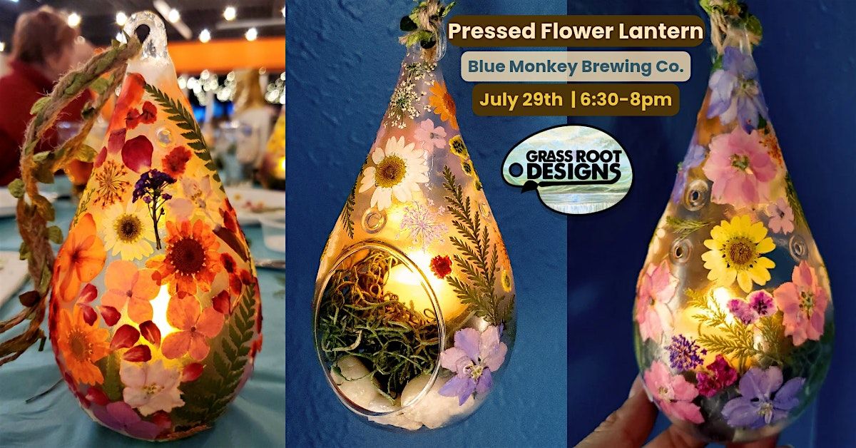 Pressed Flower Flickering Lantern | Blue Monkey Brewing Co., 29 July | Event in North Royalton | AllEvents