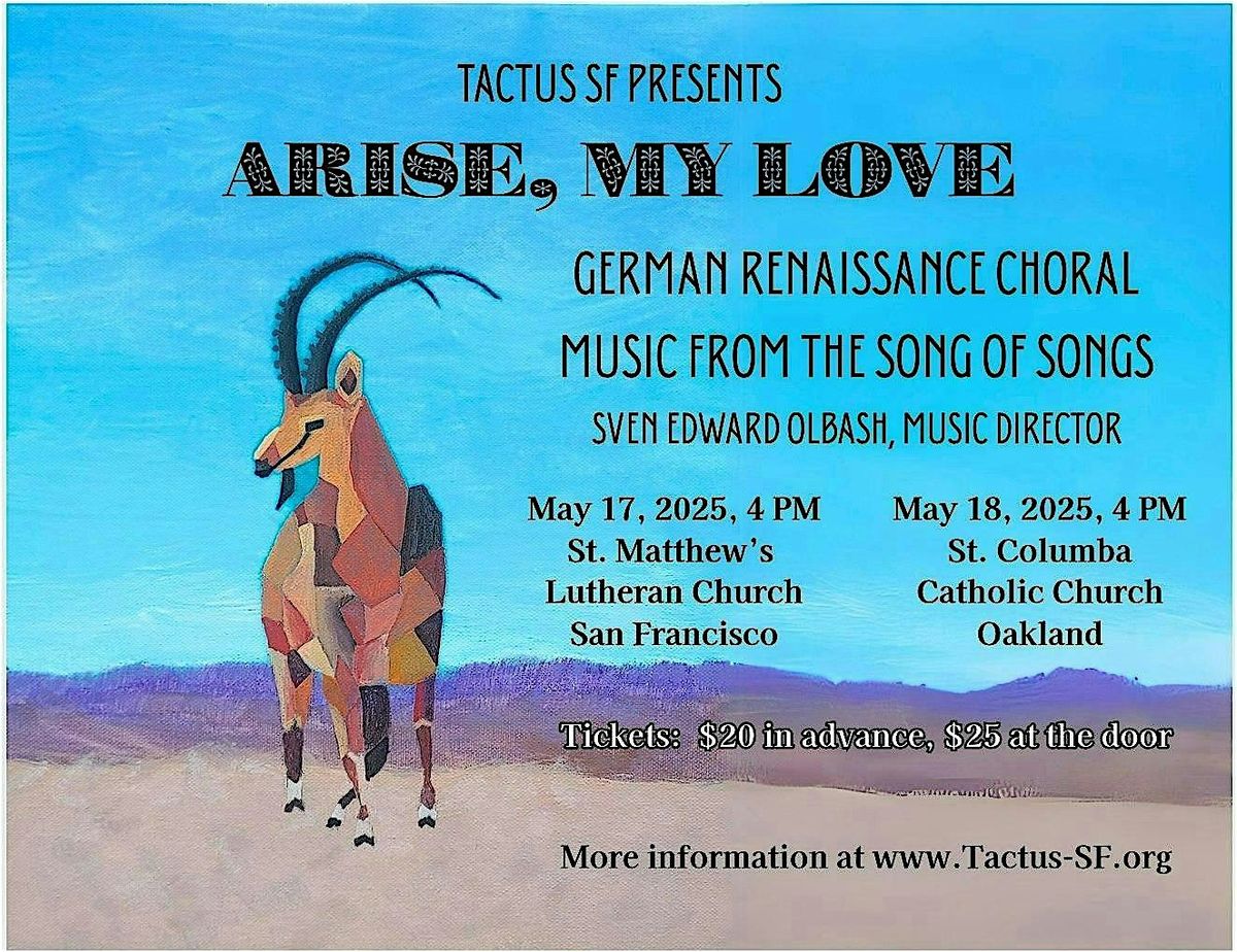 Arise, My Love (Oakland), 18 May | Event in Oakland | AllEvents