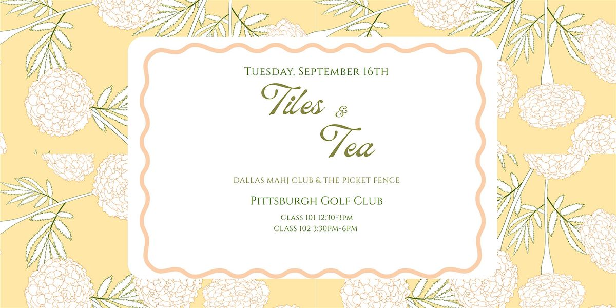 Learn to Play Mahjong with Dallas Mahj Club, 16 September | Event in Pittsburgh | AllEvents
