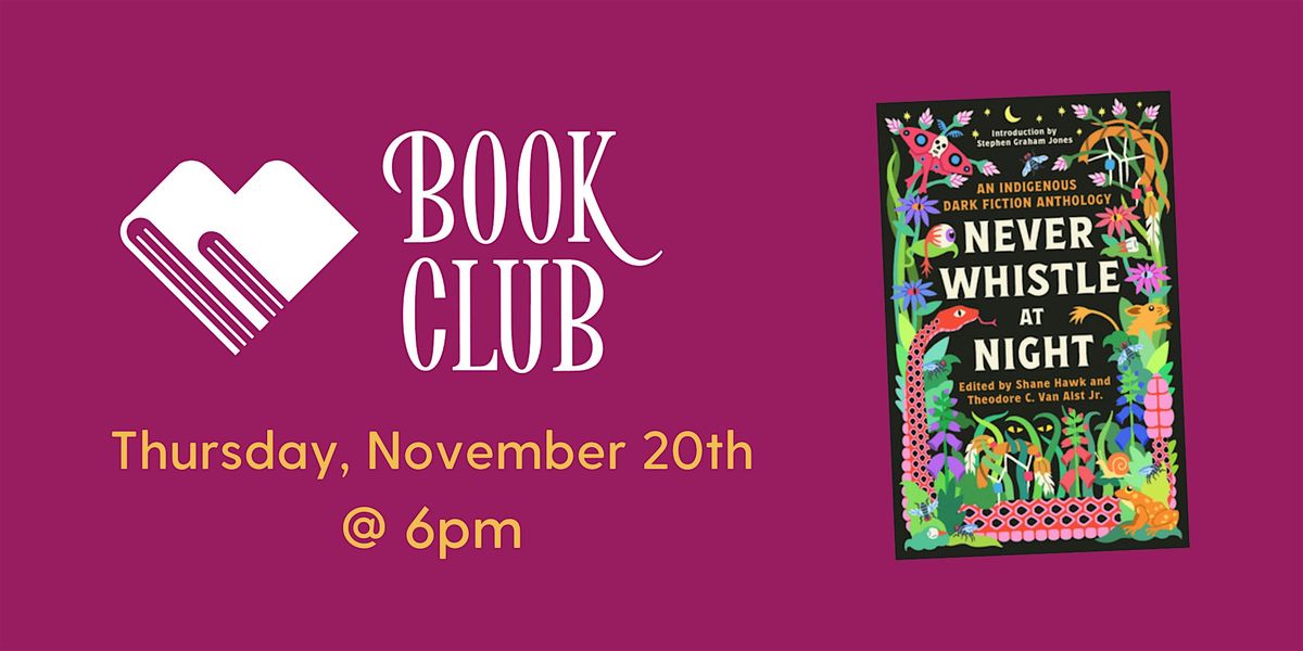 Bookery Book Club: Never Whistle at Night, 20 November | Event in Manchester | AllEvents