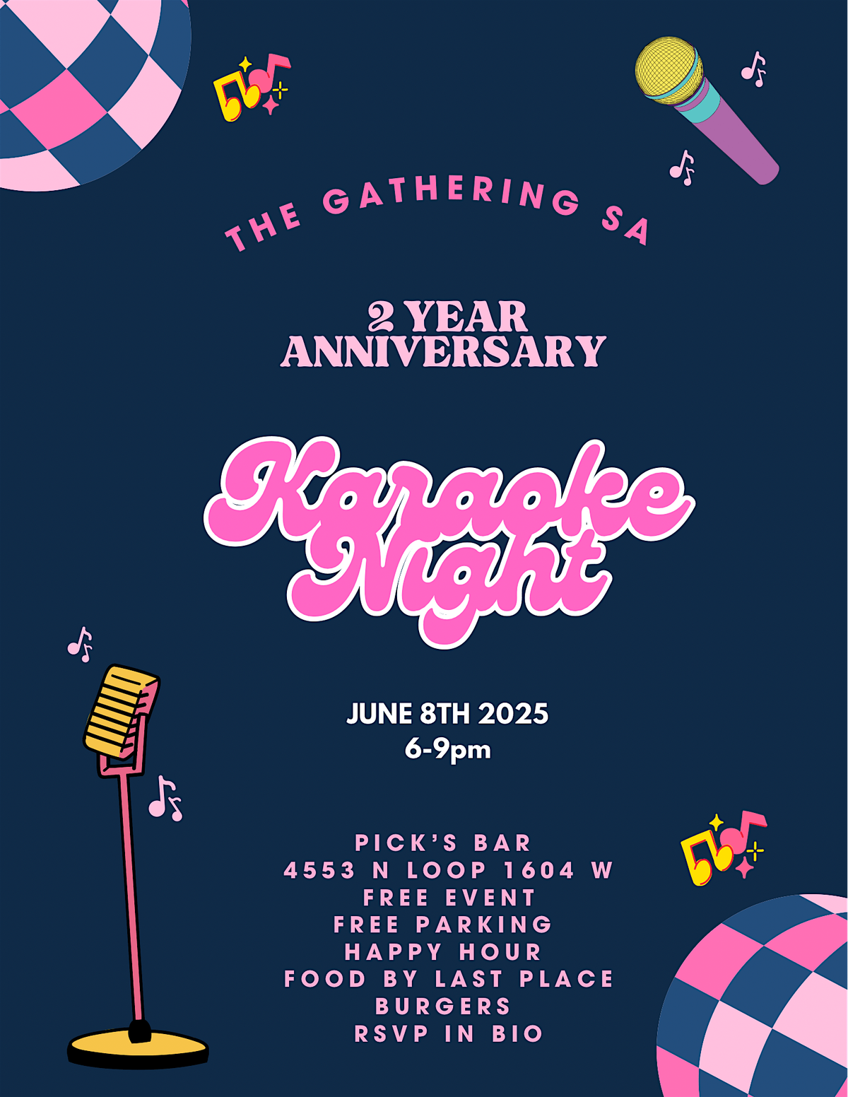 KARAOKE NIGHT WITH THE GATHERING SAN ANTONIO, 8 June | Event in San Antonio | AllEvents