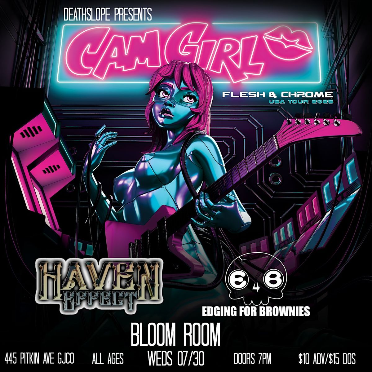 Cam Girl, Haven Effect, & Edging For Brownies @ The Bloom Room | Event in Grand Junction | AllEvents