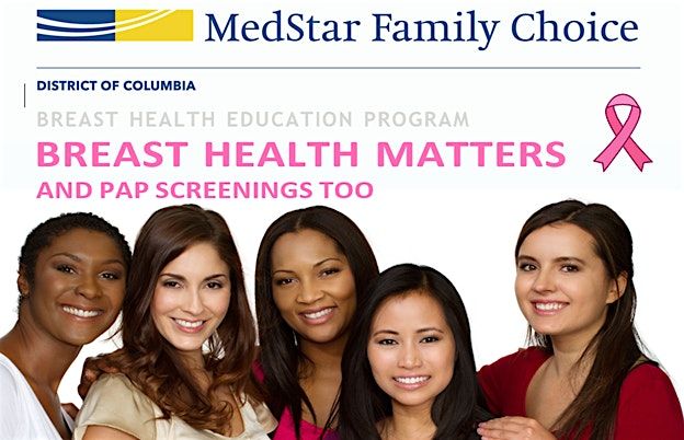 Breast Health Matters & Pap Screenings too, 22 August | Event in Washington | AllEvents
