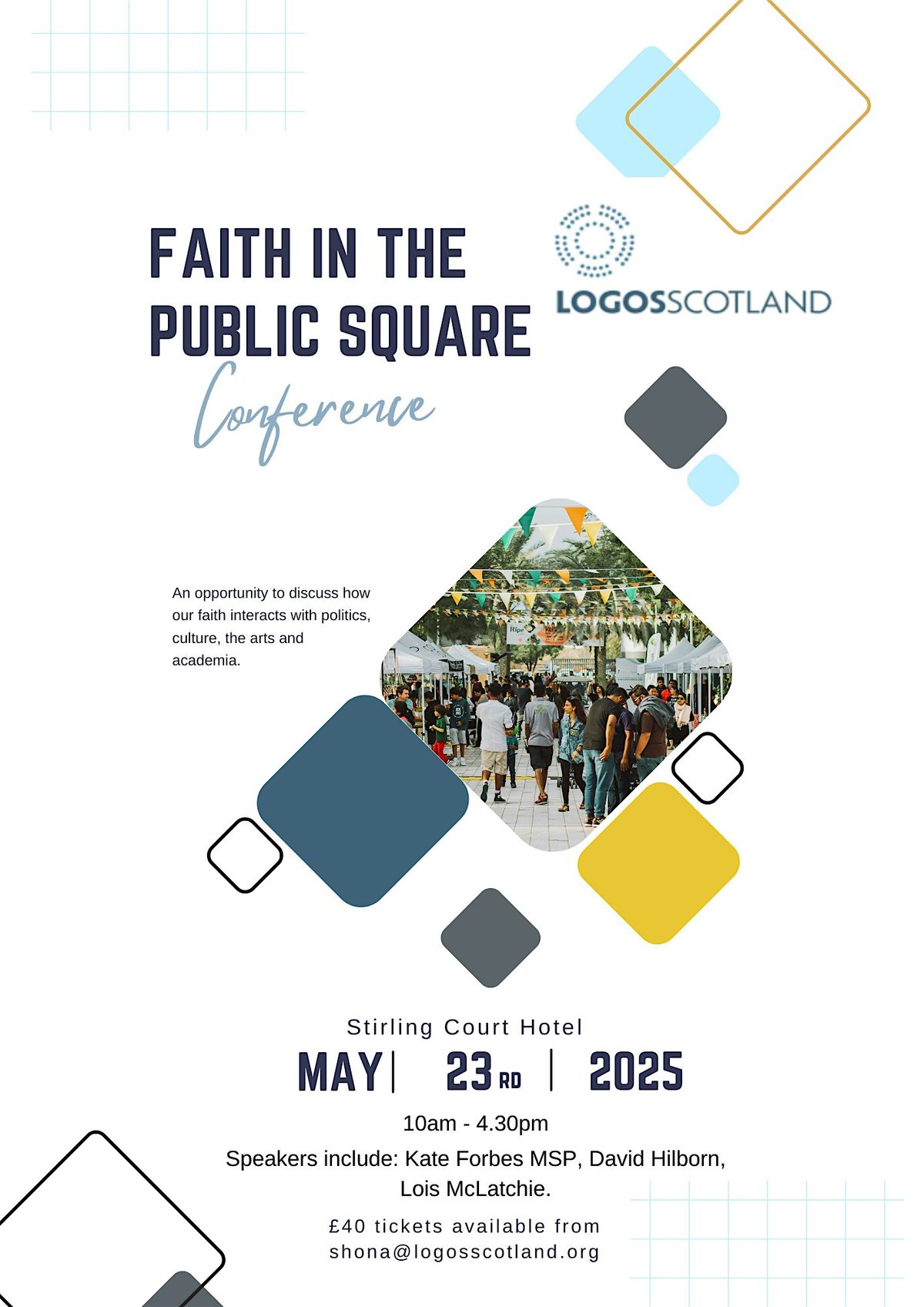 Faith in the Public Square, 23 May | Event in Stirling | AllEvents