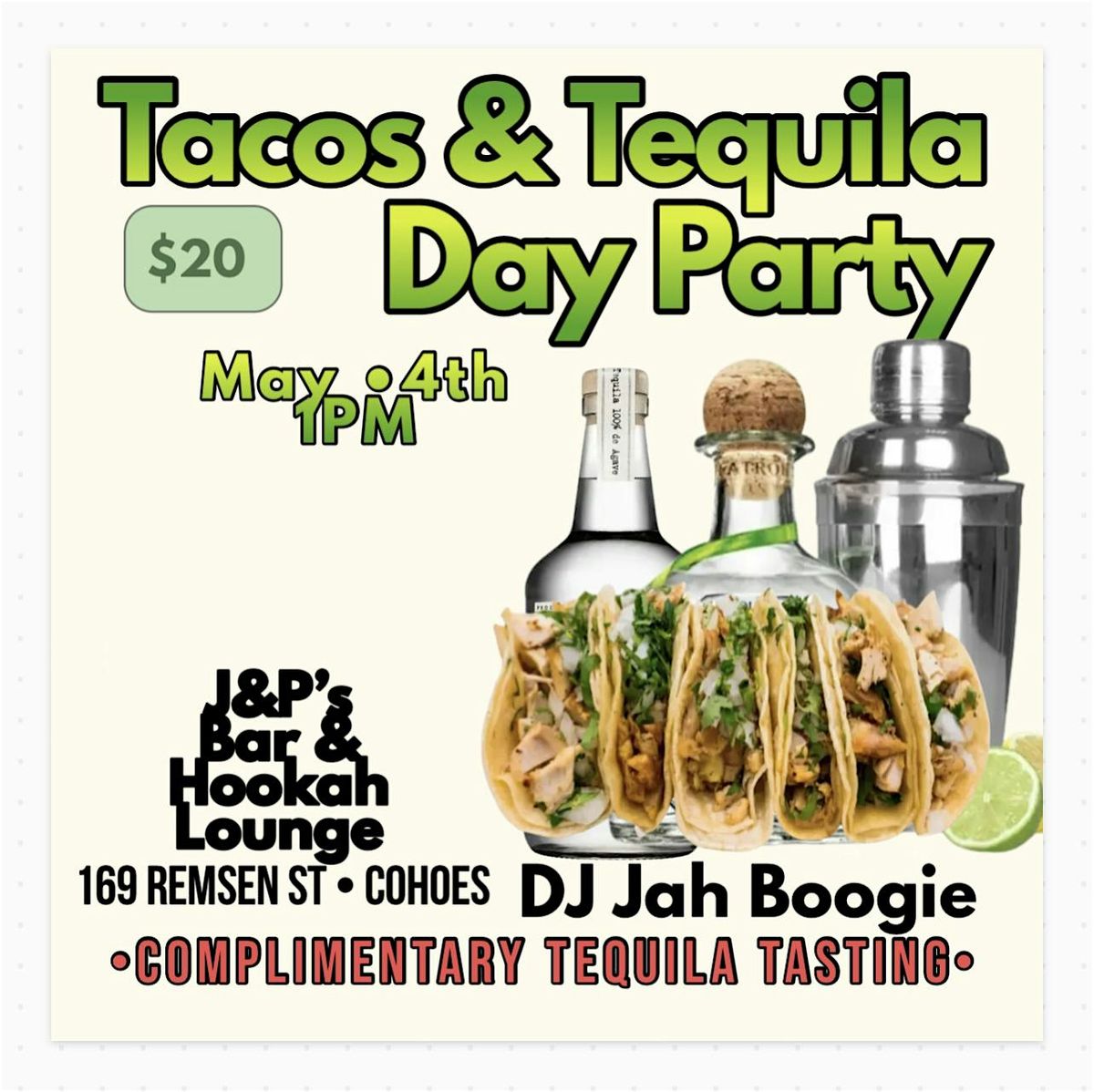 Taco and Tequila Day Party | Event in Cohoes | AllEvents