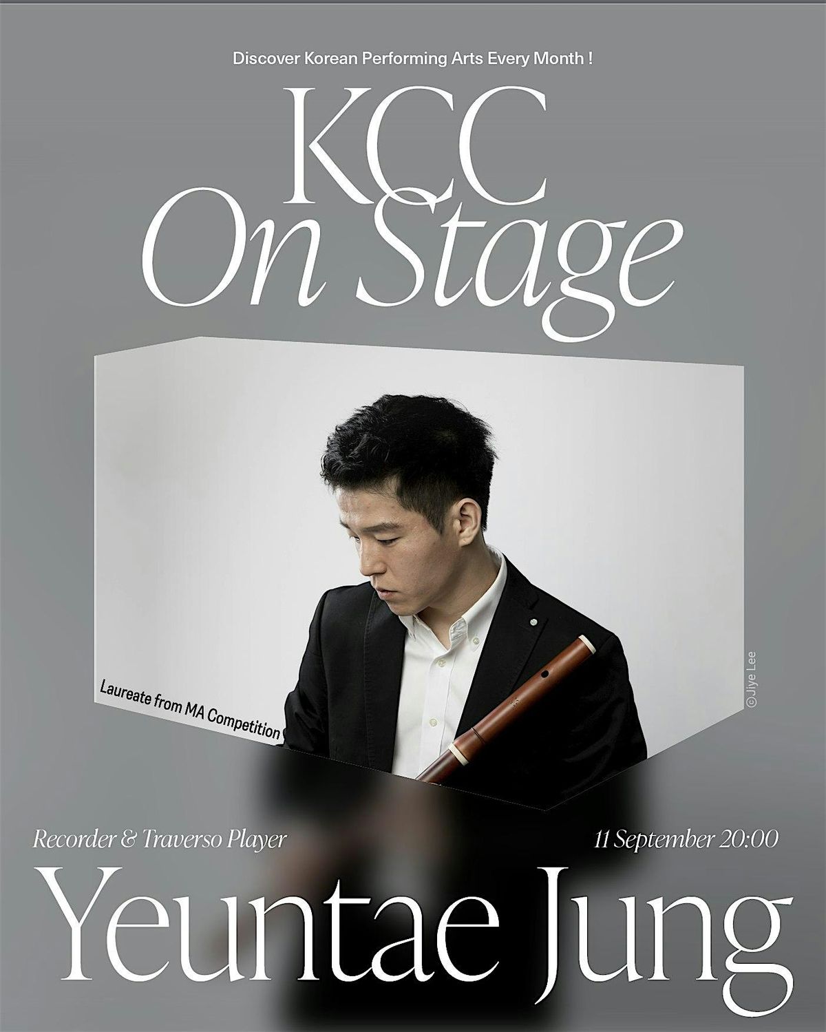 [KCC On Stage] Recorder & Traverso Player Yeuntae Jung, 11 September | Event in Bruxelles | AllEvents