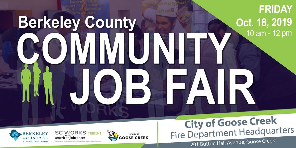 Berkeley County Community Job Fair in Goose Creek, 201 Button Hall Ave