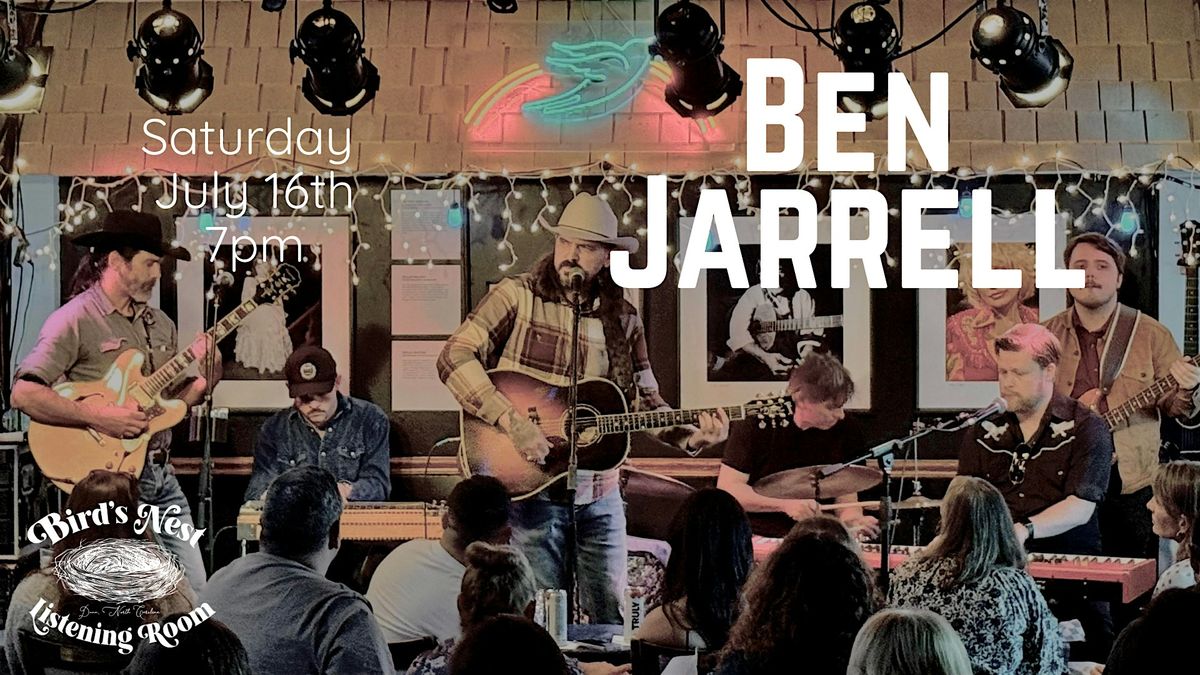 Ben Jarrell Band at Bird's Nest Listening Room - Dunn NC, 26 July | Event in Dunn | AllEvents