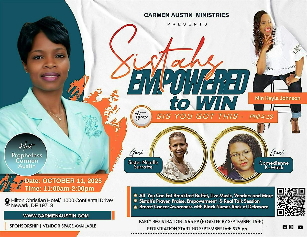 S.E.W. - Sistahs Empowered to Win Women's Conference, 11 October | Event in Newark | AllEvents