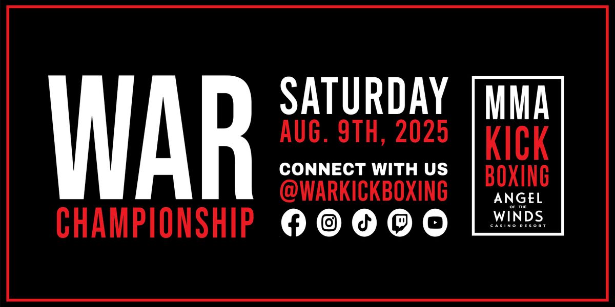 WAR Championship 14, 9 August | Event in Arlington | AllEvents