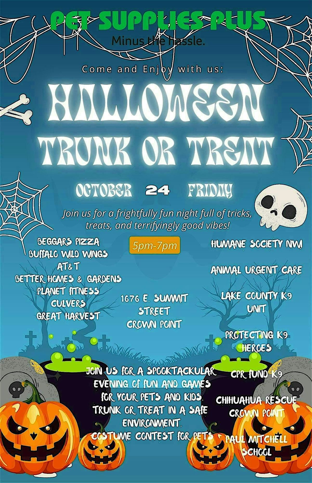 Trunk Or Treat at Pet Supplies Plus Crown Point, 24 October | Event in Crown Point | AllEvents