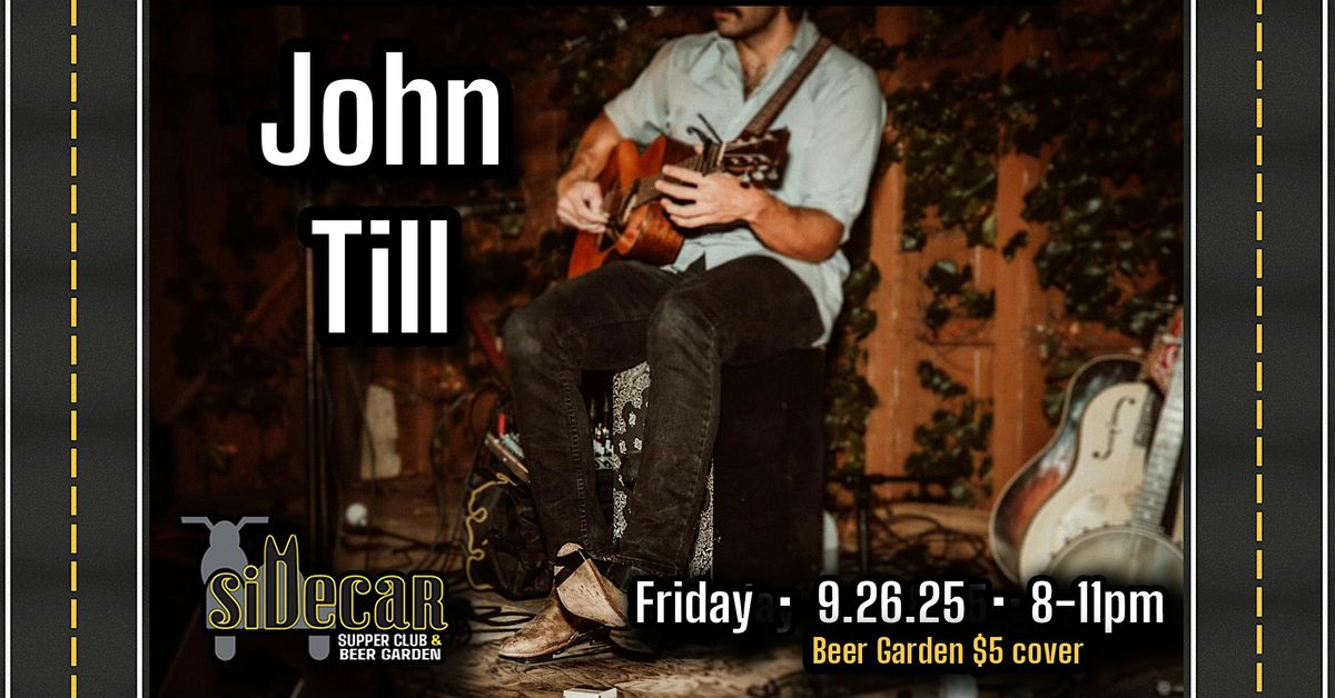 John Till in the Beer Garden, 26 September | Event in Batavia | AllEvents