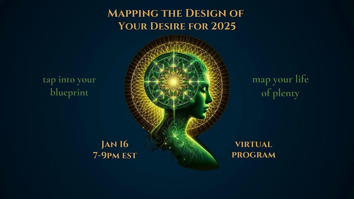 Mapping the Design of Your Desire for 2025, Missoula, 16 January 2025