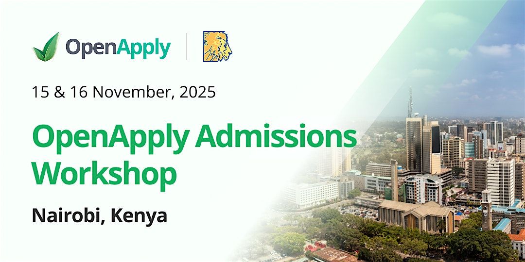OpenApply Admissions Workshop - Kenya, 15 November | Event in Nairobi | AllEvents